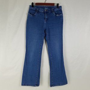 Classic Elements‎ Jeans Womens Size 10 Mid Rise Bootcut Medium Wash Blue Denim